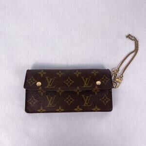 LOUIS VUITTON Portefeuille Accordion Long Wallet Monogram Brown